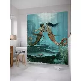 Шторка-занавеска для ванной JOYARTY