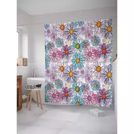 Шторка-занавеска для ванной JOYARTY