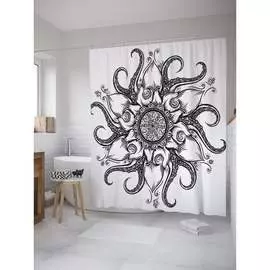 Шторка-занавеска для ванной JOYARTY