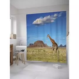 Шторка-занавеска для ванной JOYARTY