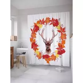 Шторка-занавеска для ванной JOYARTY