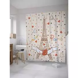 Шторка-занавеска для ванной JOYARTY