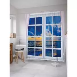 Шторка-занавеска для ванной JOYARTY