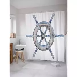 Шторка-занавеска для ванной JOYARTY