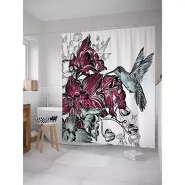 Шторка-занавеска для ванной JOYARTY