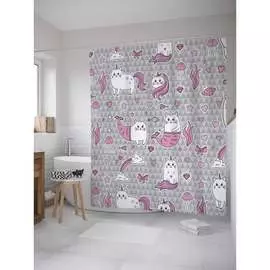 Шторка-занавеска для ванной JOYARTY