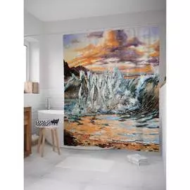 Шторка-занавеска для ванной JOYARTY