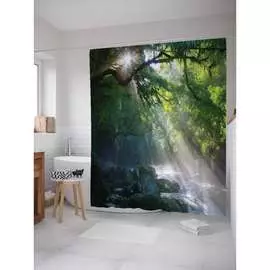 Шторка-занавеска для ванной JOYARTY