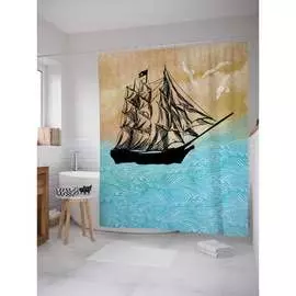 Шторка-занавеска для ванной JOYARTY