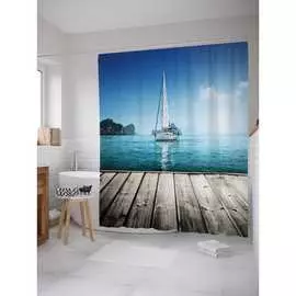 Шторка-занавеска для ванной JOYARTY