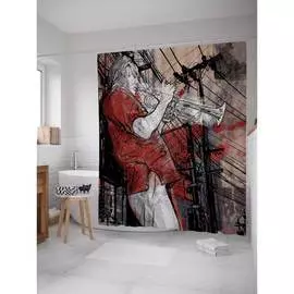 Шторка-занавеска для ванной JOYARTY