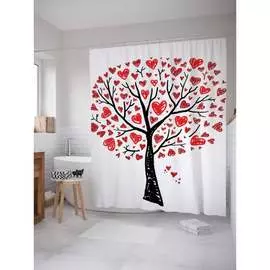 Шторка-занавеска для ванной JOYARTY