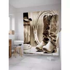 Шторка-занавеска для ванной JOYARTY