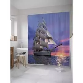 Шторка-занавеска для ванной JOYARTY