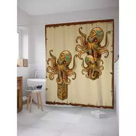 Шторка-занавеска для ванной JOYARTY