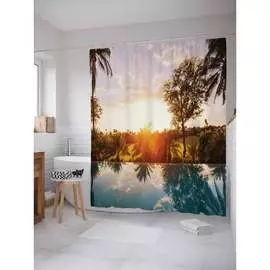 Шторка-занавеска для ванной JOYARTY