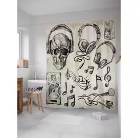 Шторка-занавеска для ванной JOYARTY