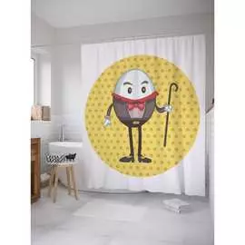 Шторка-занавеска для ванной JOYARTY