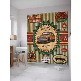 Шторка-занавеска для ванной JOYARTY