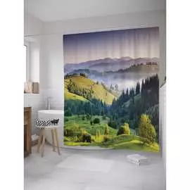 Шторка-занавеска для ванной JOYARTY