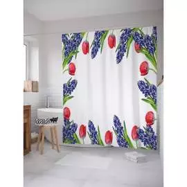 Шторка-занавеска для ванной JOYARTY