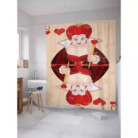 Шторка-занавеска для ванной JOYARTY