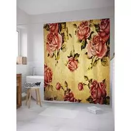 Шторка-занавеска для ванной JOYARTY