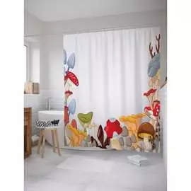 Шторка-занавеска для ванной JOYARTY