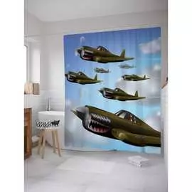 Шторка-занавеска для ванной JOYARTY