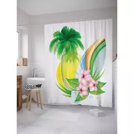 Шторка-занавеска для ванной JOYARTY