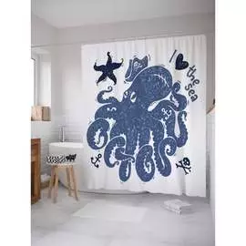 Шторка-занавеска для ванной JOYARTY