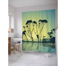 Шторка-занавеска для ванной JOYARTY