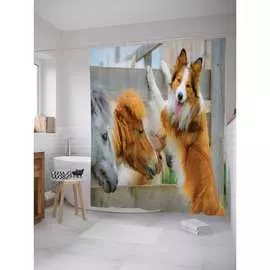 Шторка-занавеска для ванной JOYARTY