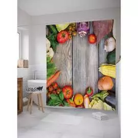 Шторка-занавеска для ванной JOYARTY