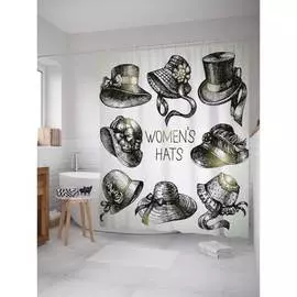 Шторка-занавеска для ванной JOYARTY