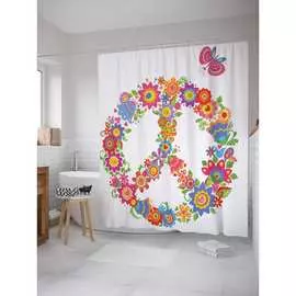 Шторка-занавеска для ванной JOYARTY