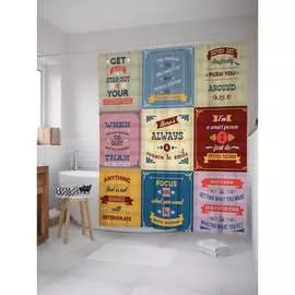 Шторка-занавеска для ванной JOYARTY