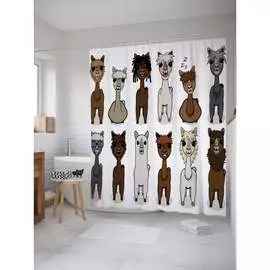 Шторка-занавеска для ванной JOYARTY