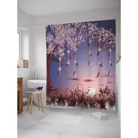 Шторка-занавеска для ванной JOYARTY