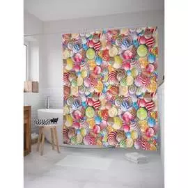 Шторка-занавеска для ванной JOYARTY