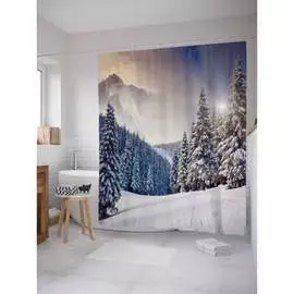 Шторка-занавеска для ванной JOYARTY