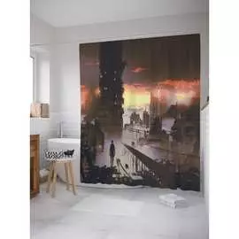 Шторка-занавеска для ванной JOYARTY