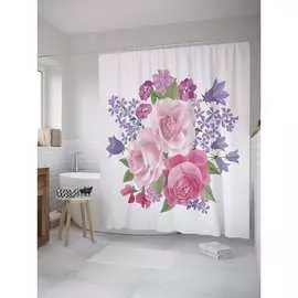 Шторка-занавеска для ванной JOYARTY