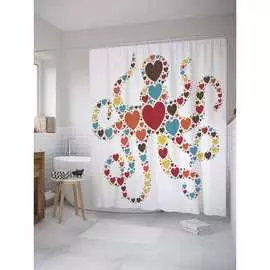 Шторка-занавеска для ванной JOYARTY