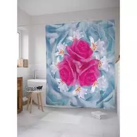 Шторка-занавеска для ванной JOYARTY