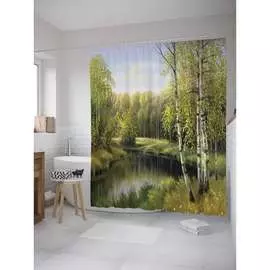 Шторка-занавеска для ванной JOYARTY