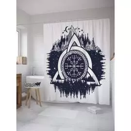 Шторка-занавеска для ванной JOYARTY