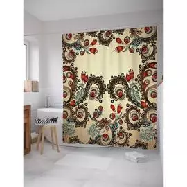 Шторка-занавеска для ванной JOYARTY