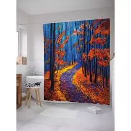 Шторка-занавеска для ванной JOYARTY