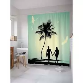 Шторка-занавеска для ванной JOYARTY